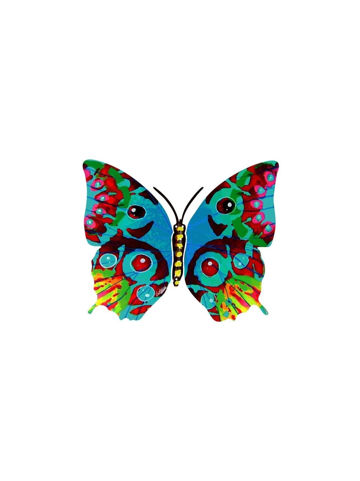 David Gerstein Signed Wall Hanging - Butterfly - Hava