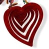Dancing heart: David Gerstein Hand Painted Limited Edition Wall Sculpt