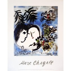 Lovers. Marc Chagall (Poster)