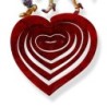 Swinging heart: David Gerstein Hand Painted Limited Edition Wall Sculp