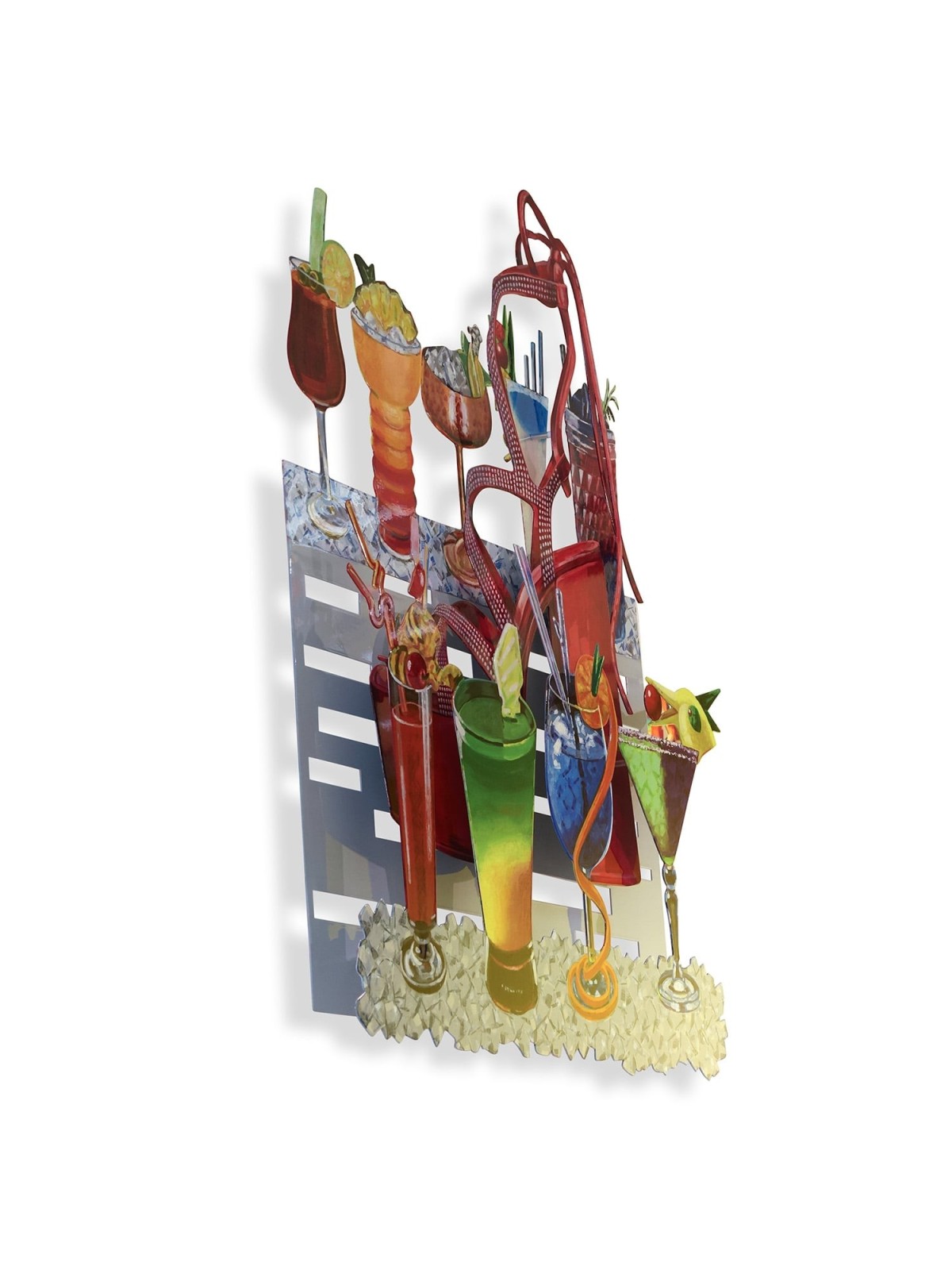 Acapulco Delight: David Gerstein Hand Painted Limited Edition Wall Scu