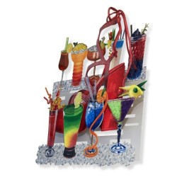 Acapulco Delight: David Gerstein Hand Painted Limited Edition Wall Scu