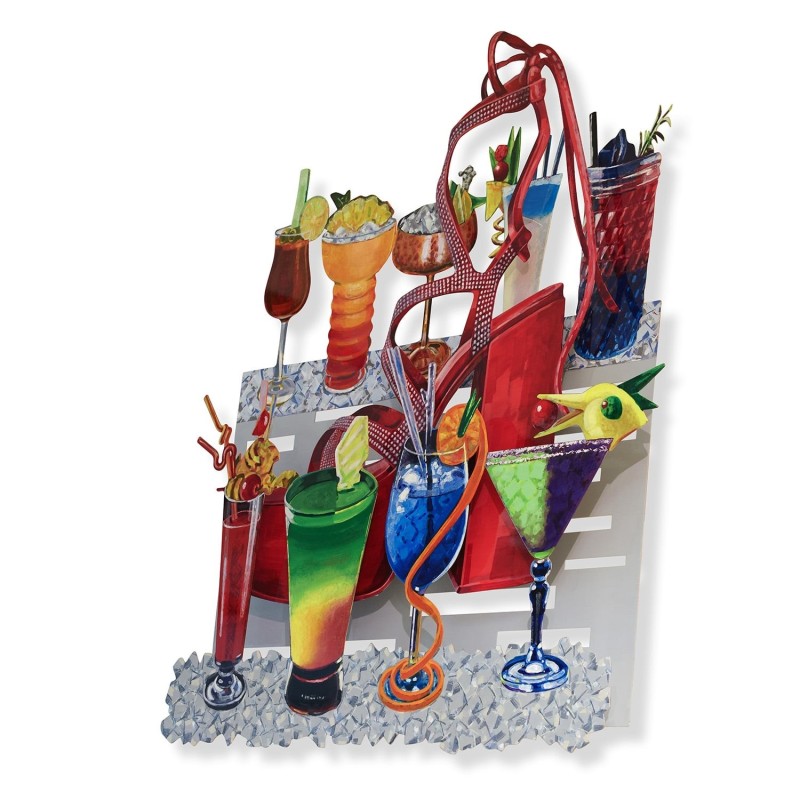 Acapulco Delight: David Gerstein Hand Painted Limited Edition Wall Scu