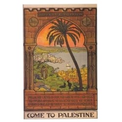 Ze'ev Raban Come To Palestine, 1929 Poster