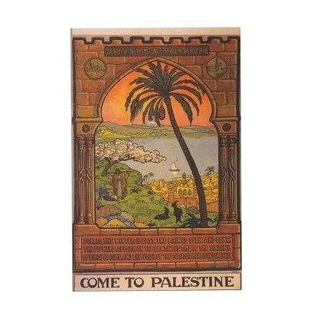 Ze'ev Raban Come To Palestine, 1929 Poster