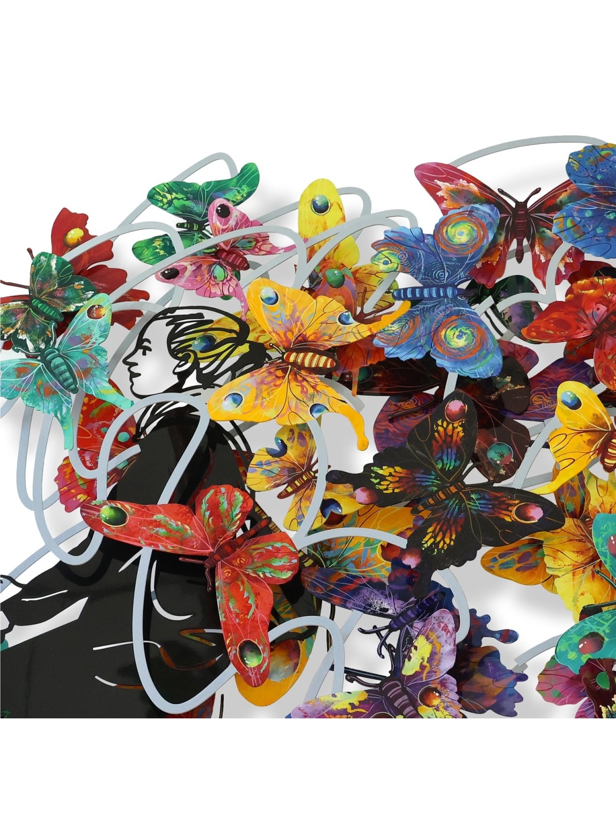 Lovely Day: David Gerstein Hand Painted Limited Edition Wall Sculpture