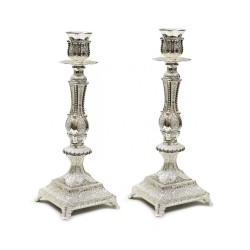 Silver Plated Candlesticks Decorative Filigree Flor... | Gifts for Her