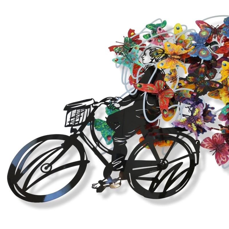 Lovely Day: David Gerstein Hand Painted Limited Edition Wall Sculpture