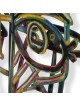 Graffiti Face 3: David Gerstein Hand Painted Limited Edition Wall Scul