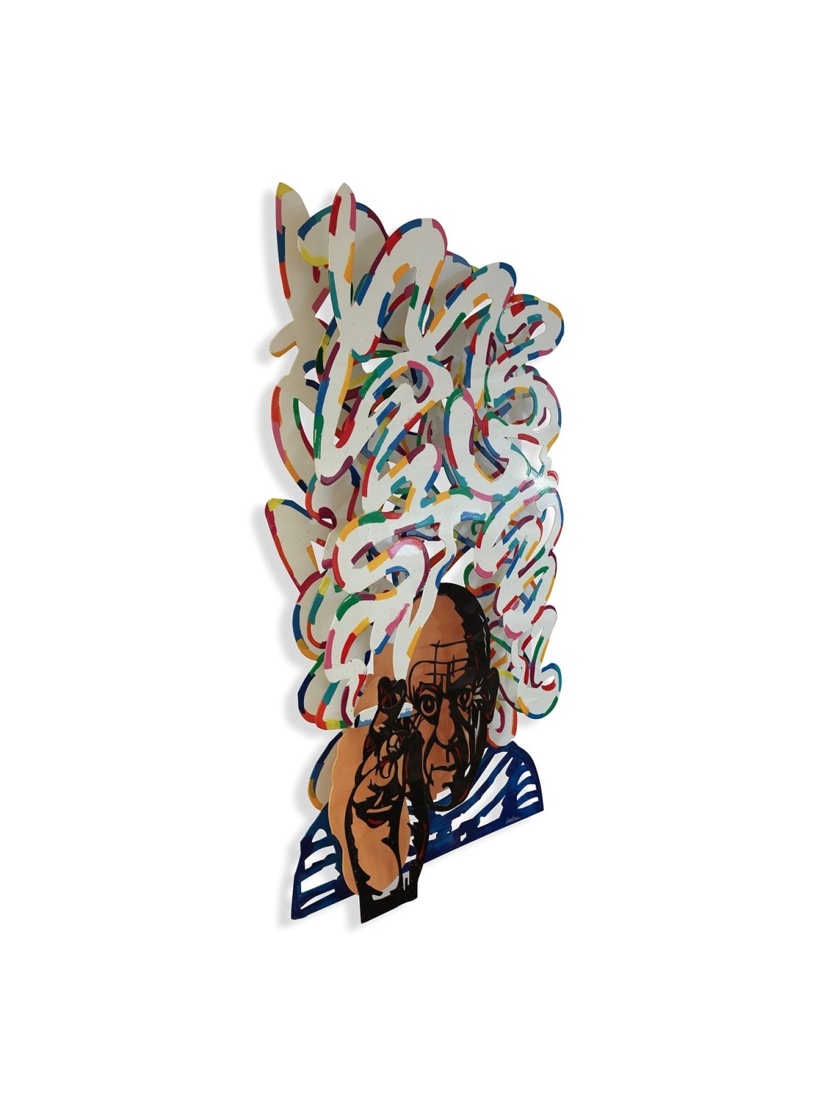 The Last Great Smoker: David Gerstein Hand Painted Limited Edition Wal