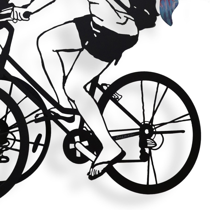 Quality Time: David Gerstein Hand Painted Limited Edition Wall Sculptu