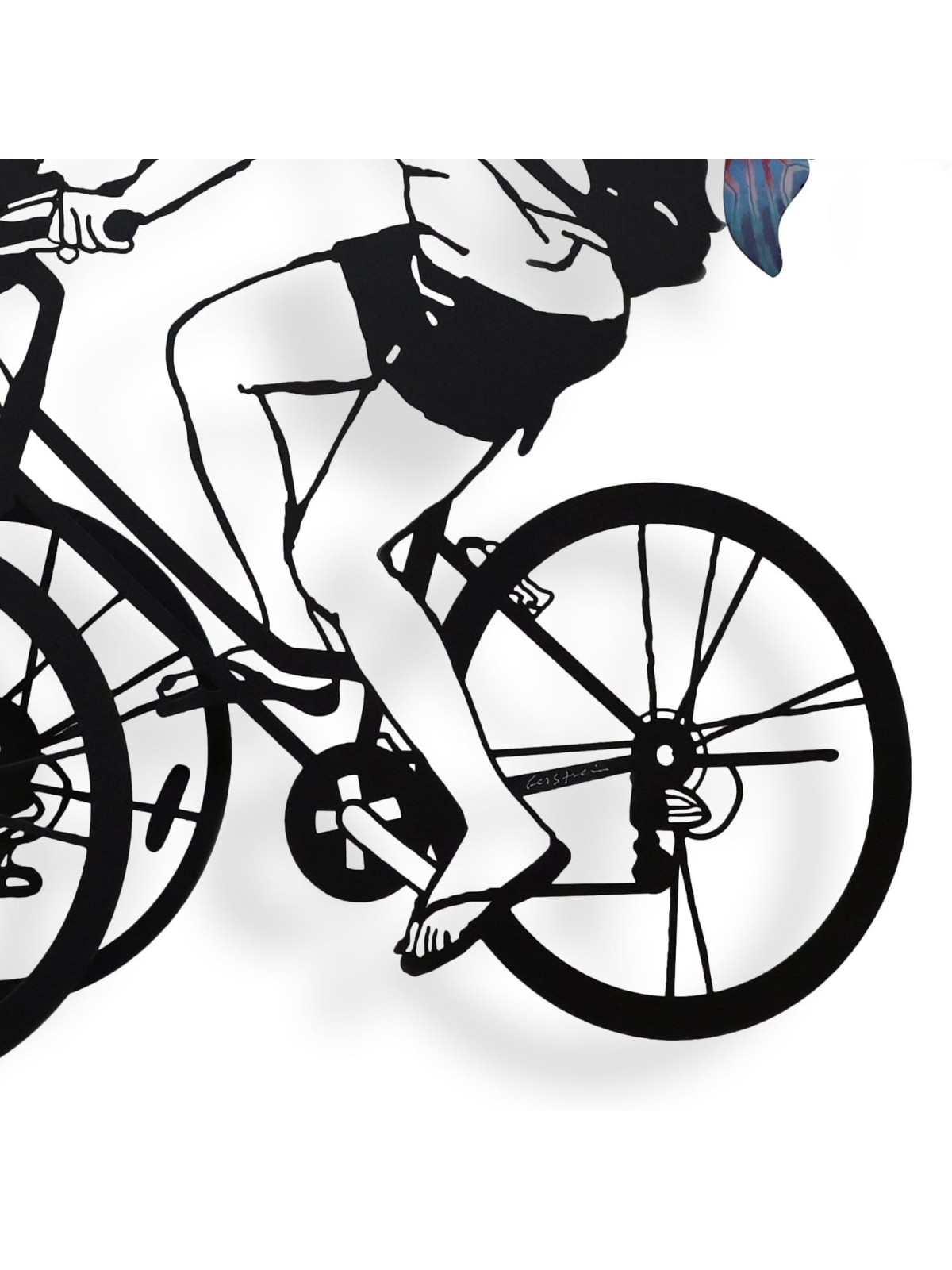 Quality Time: David Gerstein Hand Painted Limited Edition Wall Sculptu