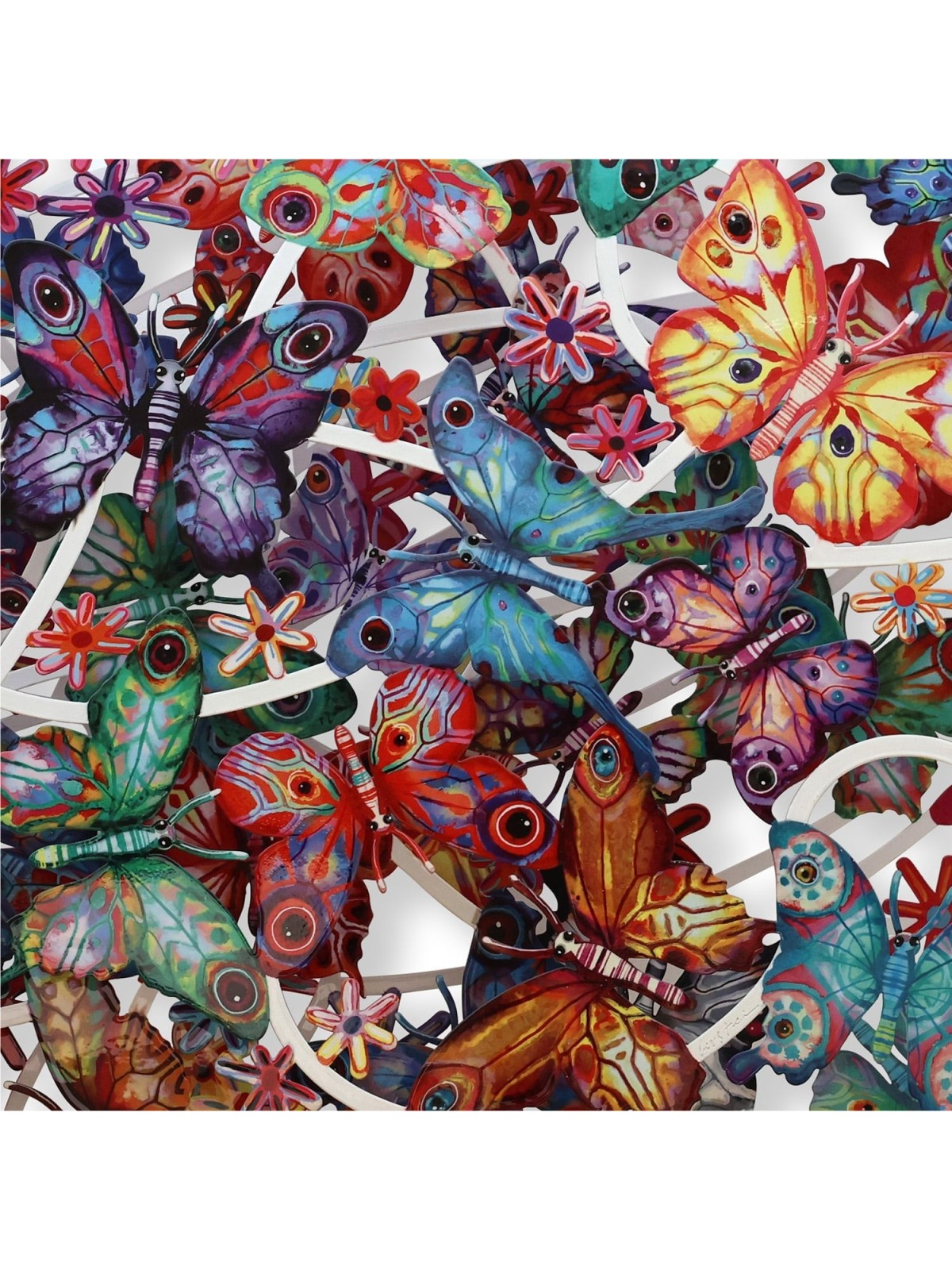 Nature Lover: David Gerstein Hand Painted Limited Edition Wall Sculptu