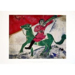 The Rider, 1918. Marc Chagall (Poster)