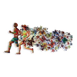 Good Morning: David Gerstein Hand Painted Limited Edition Wall Sculptu