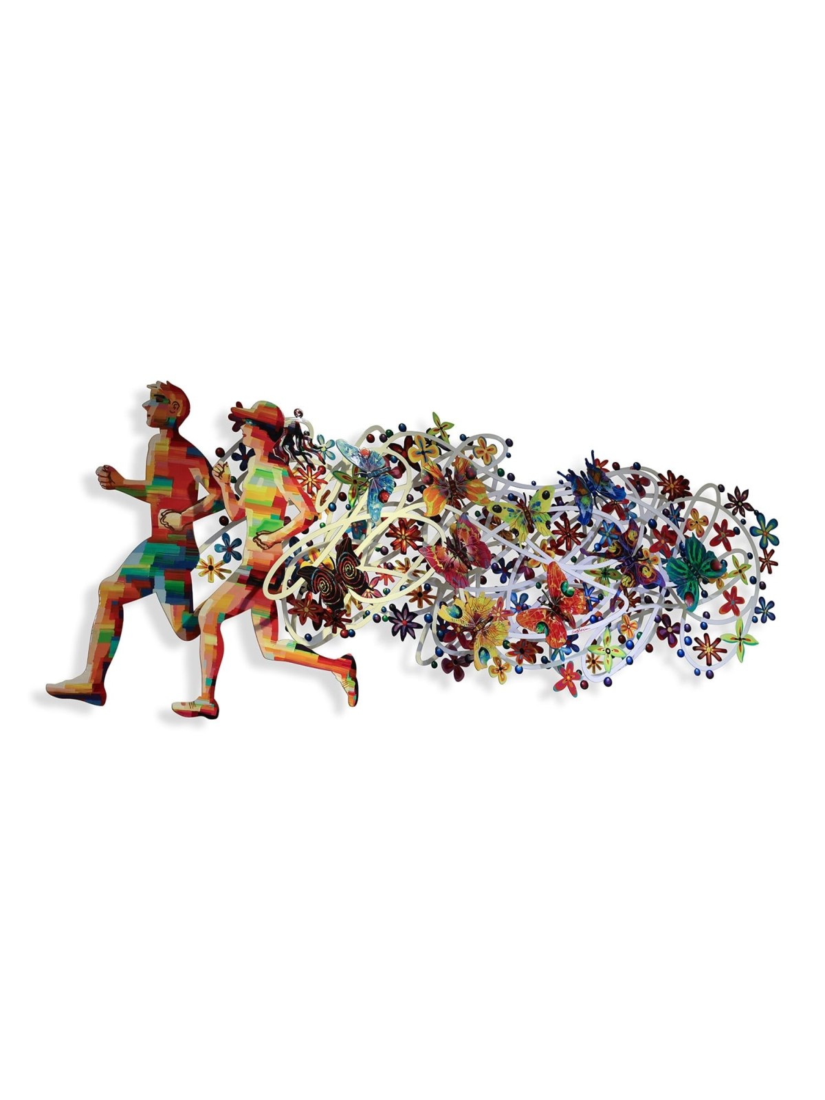 Good Morning: David Gerstein Hand Painted Limited Edition Wall Sculptu