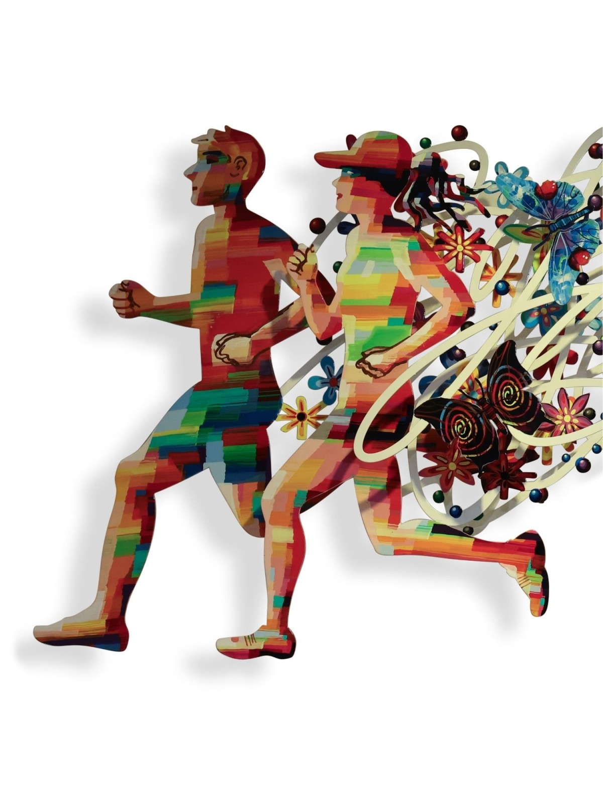 Good Morning: David Gerstein Hand Painted Limited Edition Wall Sculptu