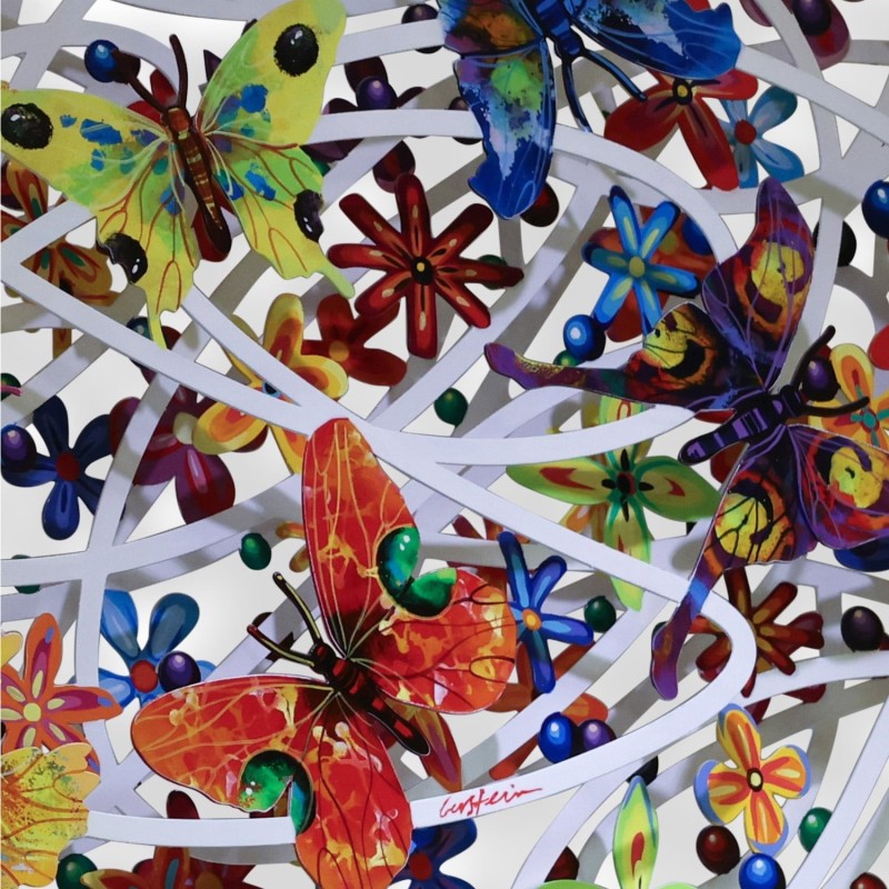 Good Morning: David Gerstein Hand Painted Limited Edition Wall Sculptu