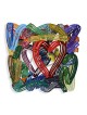 Honeymoon: David Gerstein Hand Painted Limited Edition Wall Sculpture