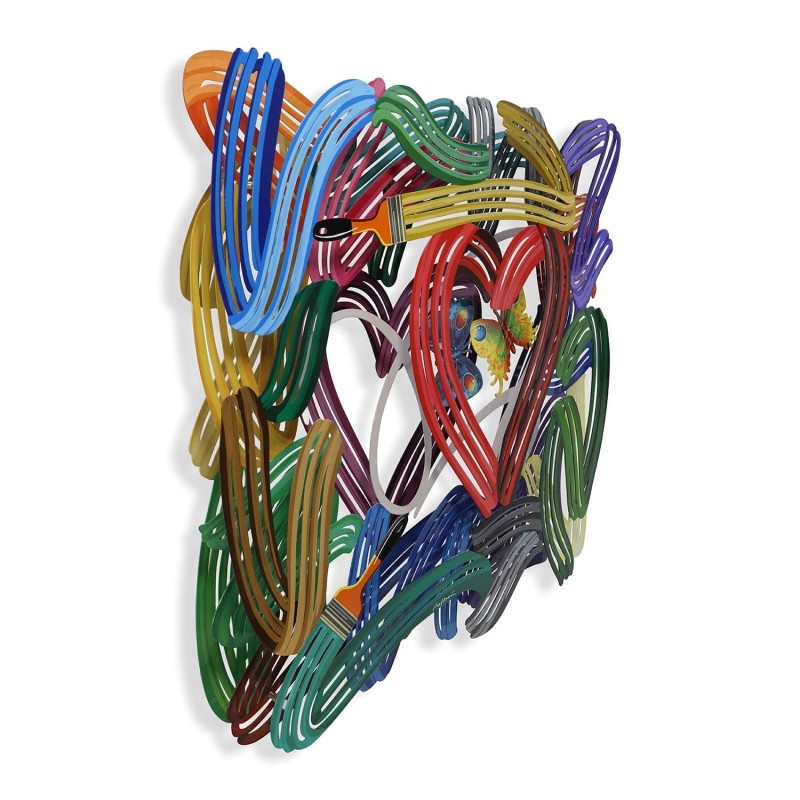 Honeymoon: David Gerstein Hand Painted Limited Edition Wall Sculpture