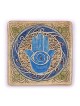 Art in Clay Handmade Ceramic Hamsa Plaque Wall Hanging
