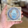 Art in Clay Handmade Ceramic Hamsa Plaque Wall Hanging