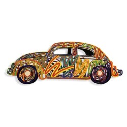 Beetle: David Gerstein Hand Painted Limited Edition Wall Sculpture