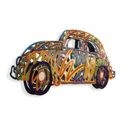 Beetle: David Gerstein Hand Painted Limited Edition Wall Sculpture