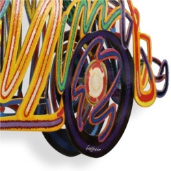 Beetle: David Gerstein Hand Painted Limited Edition Wall Sculpture