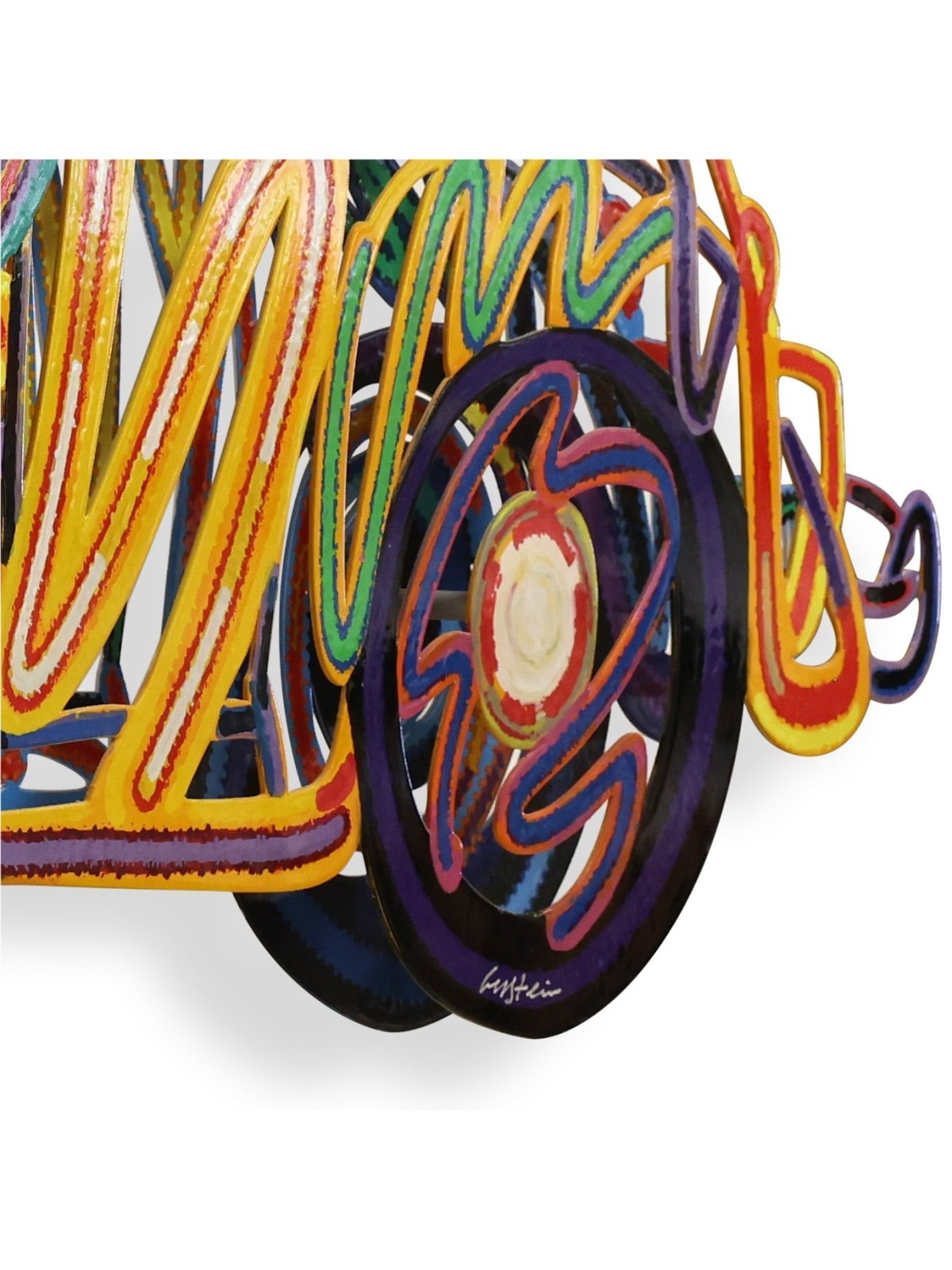 Beetle: David Gerstein Hand Painted Limited Edition Wall Sculpture