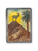 Art in Clay Limited Edition Handmade Ein Gedi Mountain Goat Ceramic Pl