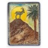 Art in Clay Limited Edition Handmade Ein Gedi Mountain Goat Ceramic Pl