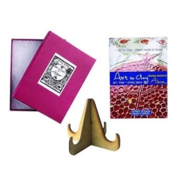 Art in Clay Limited Edition Handmade Ein Gedi Mountain Goat Ceramic Pl