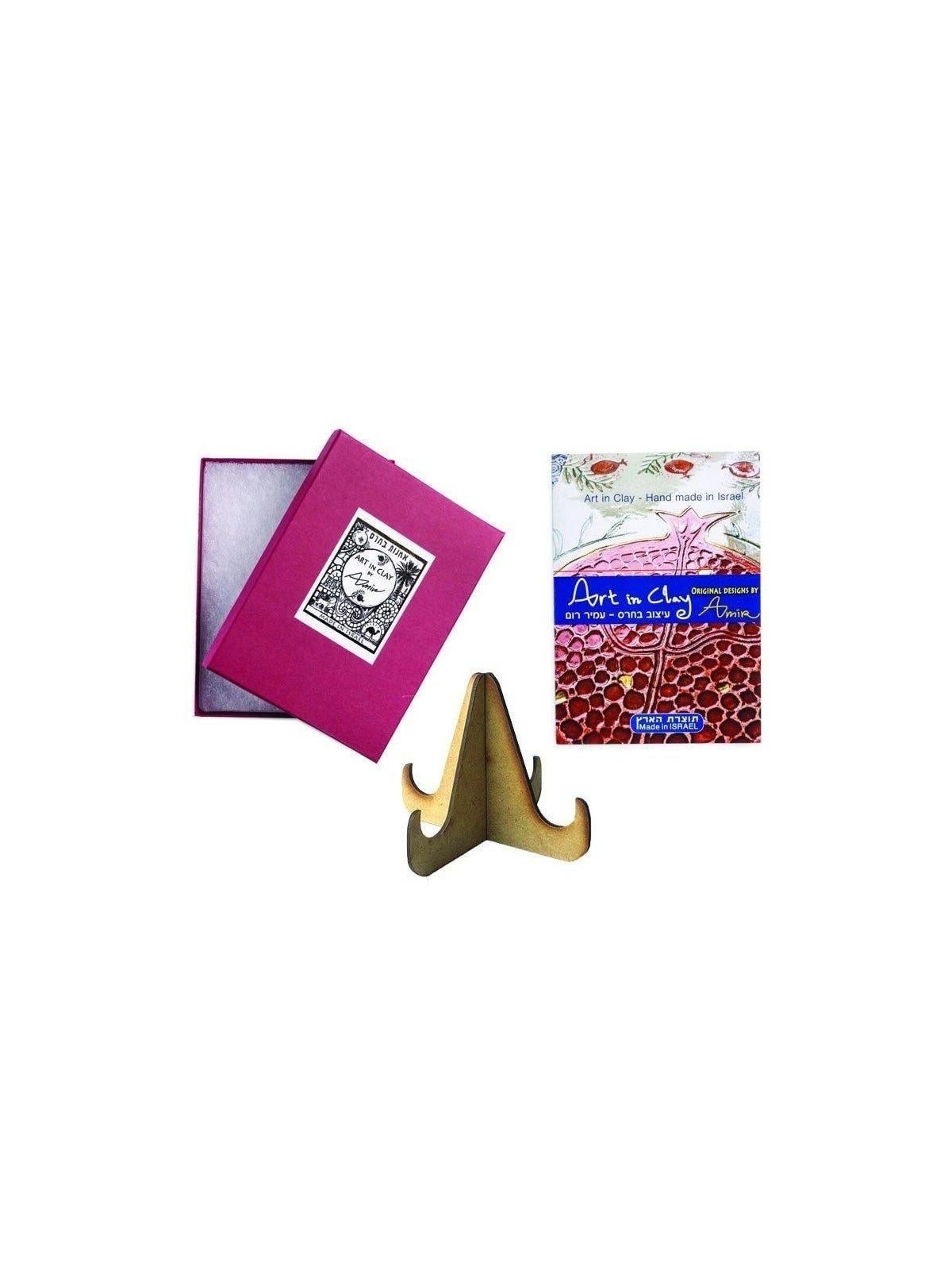 Art in Clay Limited Edition Handmade Ein Gedi Mountain Goat Ceramic Pl