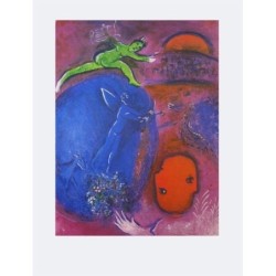 The Dream of Lamon and Dryas. Marc Chagall (Poster)