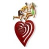 Moving Heart: David Gerstein Hand Painted Limited Edition Wall Sculptu