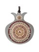 Dorit Judaica Stainless Steel Pomegranate Home Blessing Wall Hanging -