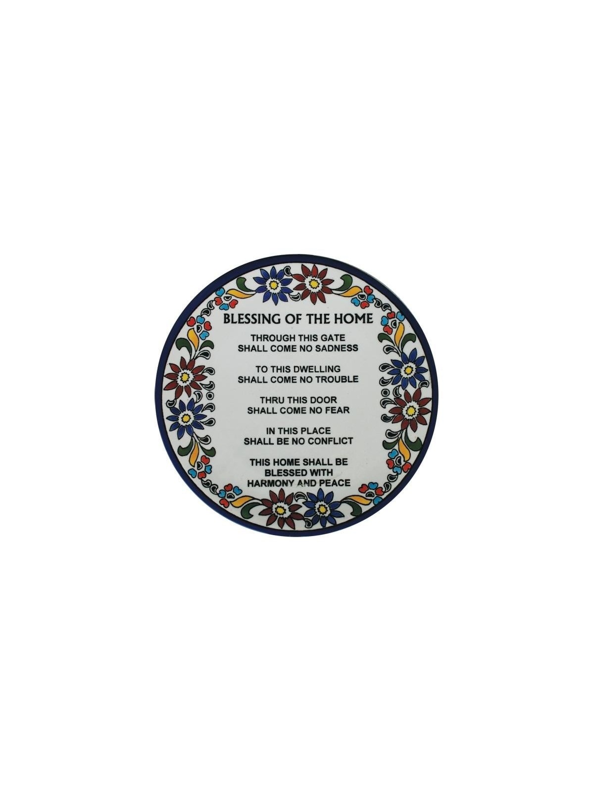House Blessing Plate. Armenian Ceramic