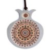 Stainless Steel Pomegranate Business Blessing Wall Hanging - Floral Po