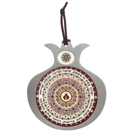 Stainless Steel Pomegranate Business Blessing Wall Hanging