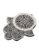 Dorit Judaica Stainless Steel Hamsa Wall Hanging - Blessings (English)