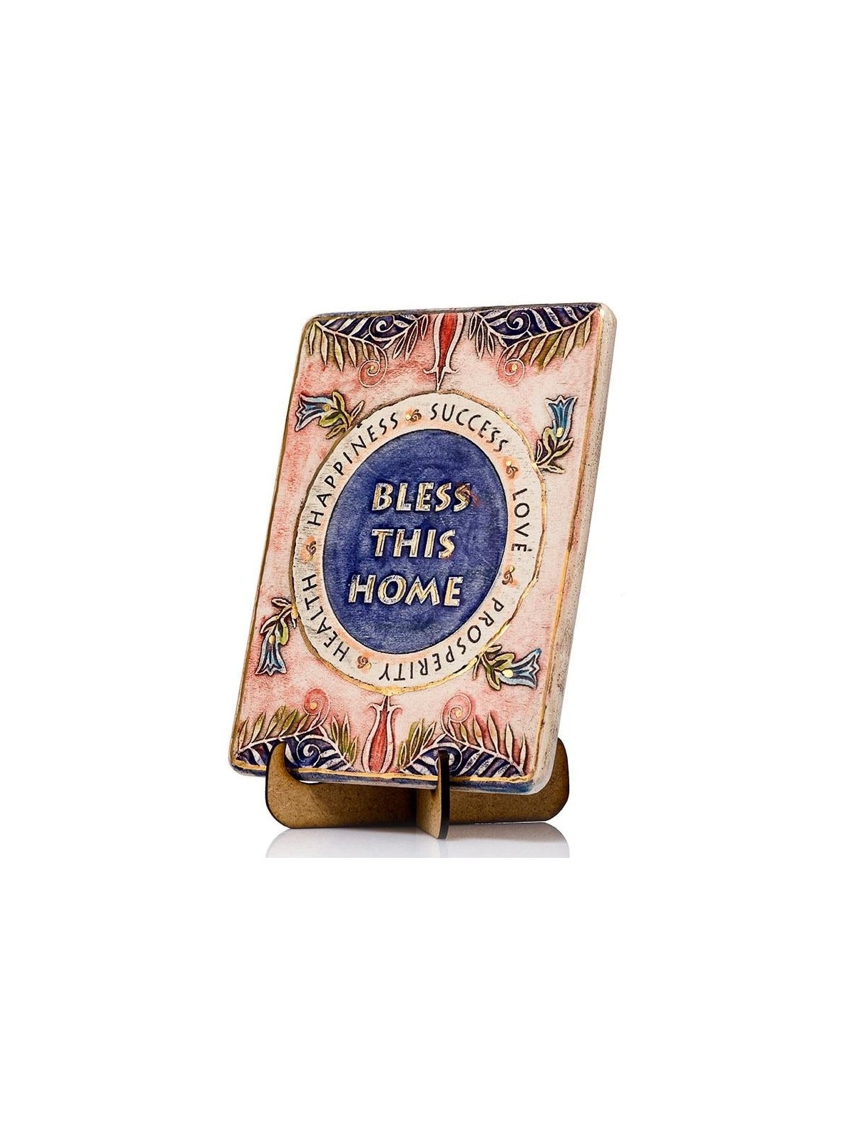Art in Clay Limited Edition Handmade Ceramic Home Blessing Plaque Wall