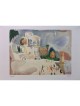 Cafe in Tiberias. Artist: Nahum Gutman. Signed & Numbered Limited Edit