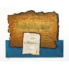 Moshe Castel - Dead Sea Scrolls. Limited Edition Gold Embossed Serigra