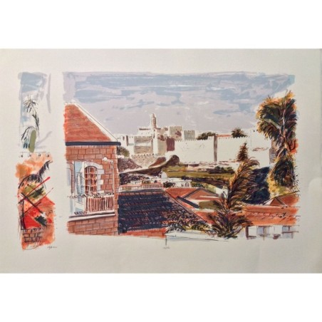 Arie Azene - David's Tower (Hand Signed & Numbered Limited Edition Ser