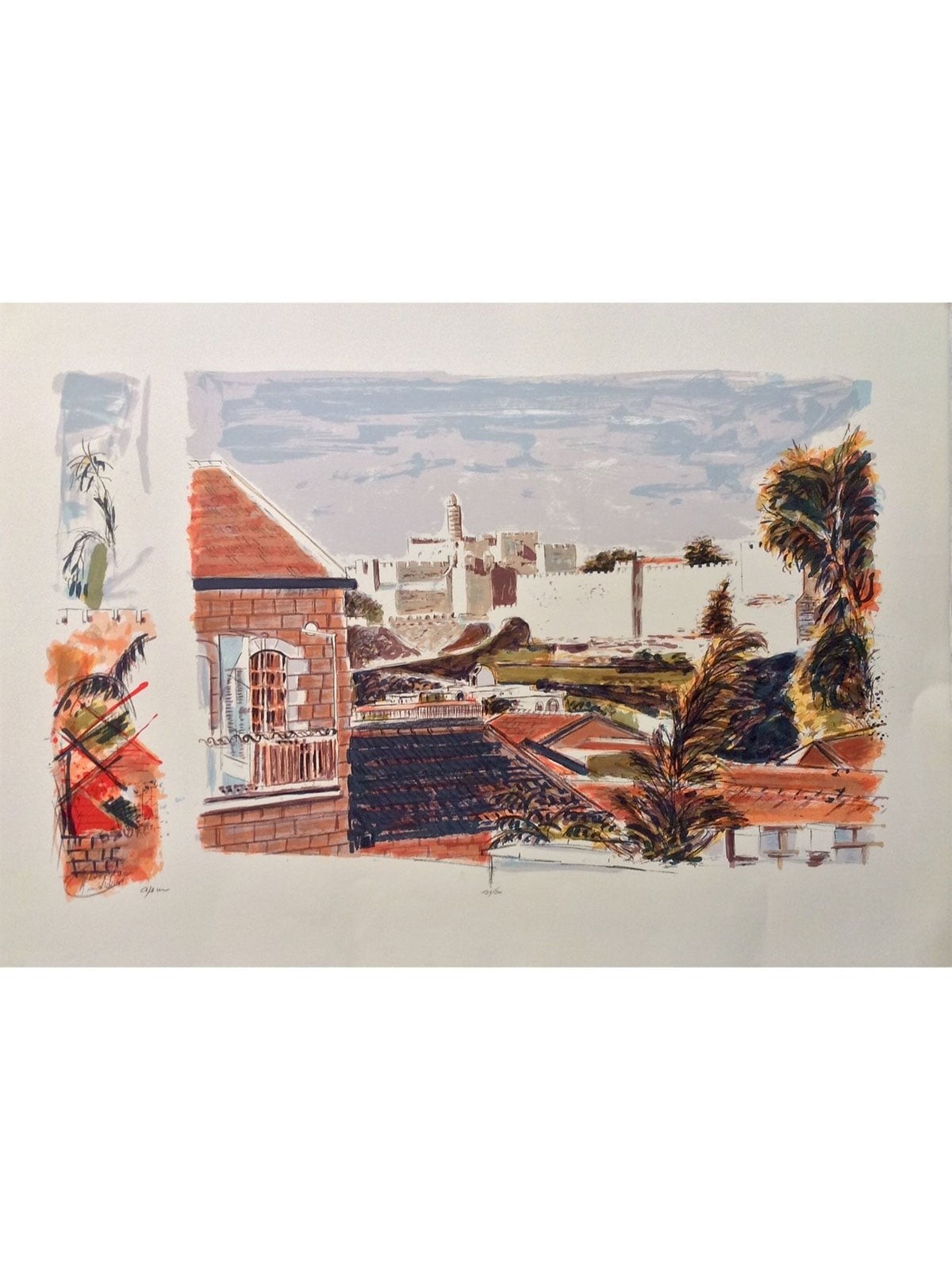 Arie Azene - David's Tower (Hand Signed & Numbered Limited Edition Ser