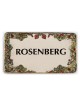 Art in Clay Handmade Ceramic English Personalized Door Sign With 24K G