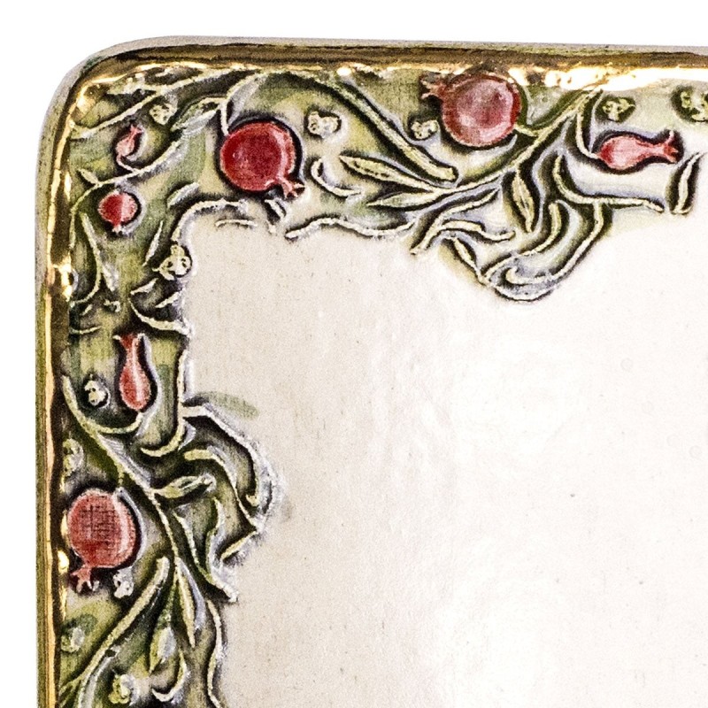 Art in Clay Handmade Ceramic English Personalized Door Sign With 24K G