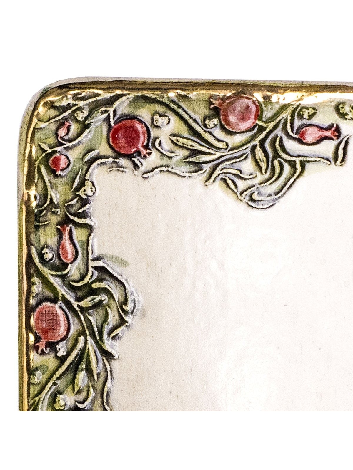 Art in Clay Handmade Ceramic English Personalized Door Sign With 24K G