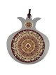 Dorit Judaica Stainless Steel Pomegranate Wall Hanging - 14 Blessings